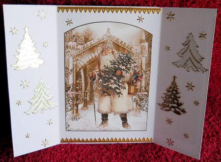Father Christmas Gatefold by Gail Pennycuick