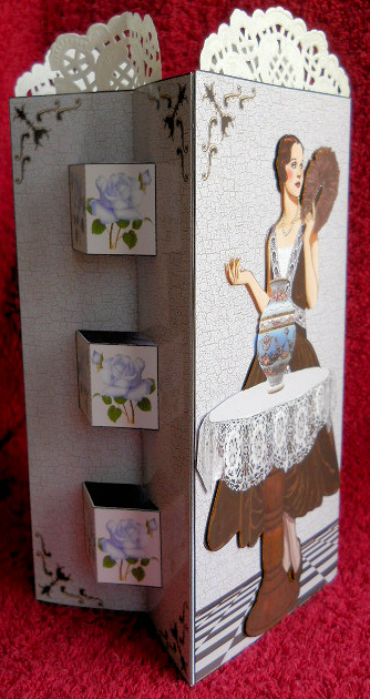 Double Pop Out Card - Vintage Fashion 12 by Gail Pennycuick