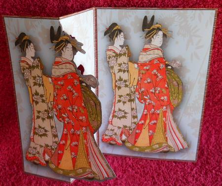 Geisha 1 Foldback Card by Gail Pennycuick