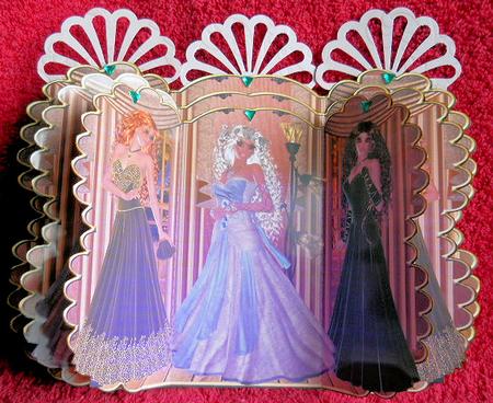 Scalloped Layered Gatefold - Girl's Night Out by Gail Pennycuick