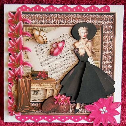 Vintage Glamour Card Front Mini Kit by Gail Pennycuick