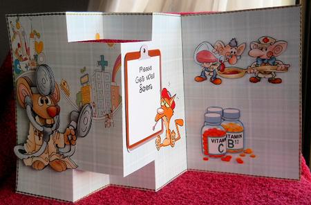 3 Panel Get Well Soon by Gail Pennycuick