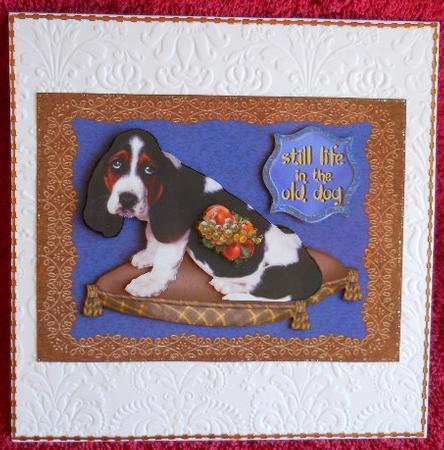 Still Life in the Old Dog - Basset Hound by Gail Pennycuick