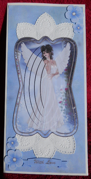 Beautiful Angel Shaped Plate Card Mini Kit by Gail Pennycuick