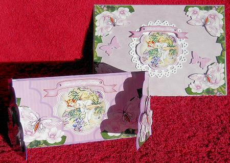 Sleepy Lilac Fairy Take It Easy Fancy Picture 3D Card Kit by Gail Pennycuick