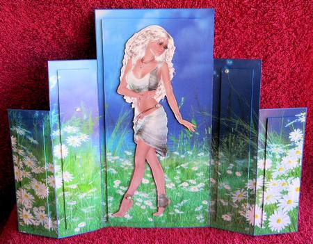 Woodland Pixie Beautiful Scene Theater Fold Kit by Gail Pennycuick
