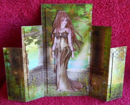 Elven Fae Beautiful Scene Theater Fold Kit by Gail Pennycuick