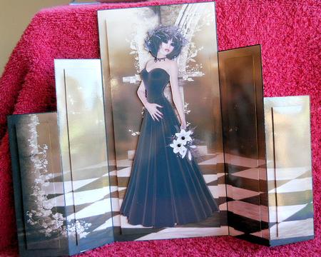 Gothic Bride Beautiful Scene Theater Fold Kit by Gail Pennycuick