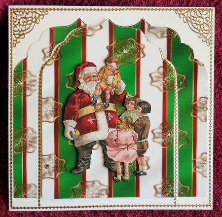 Vintage Christmas Elegant Top by Gail Pennycuick