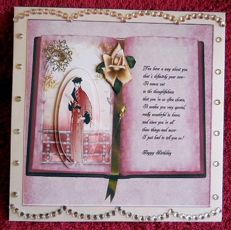 8x8 Vintage Lady Book by Gail Pennycuick