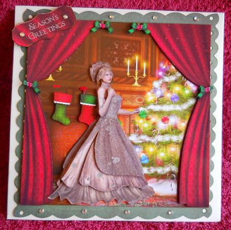 A Vintage Christmas Mini Kit by Gail Pennycuick