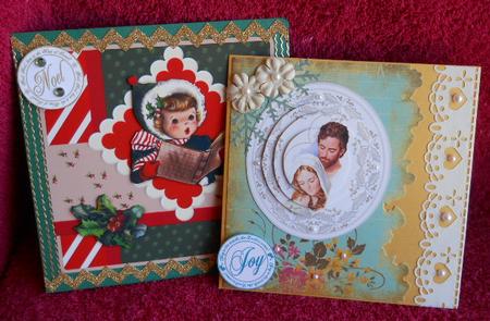 Round Christmas Faith Sentiment Tags by Gail Pennycuick