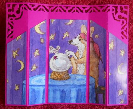 Cross My Paw with Silver Theatre Fold by Gail Pennycuick