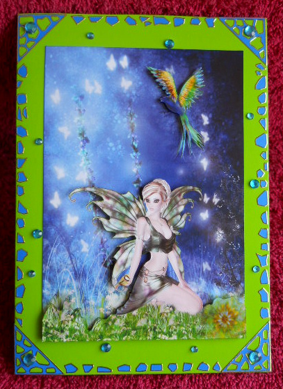 A4 Fairy and Birds by Gail Pennycuick