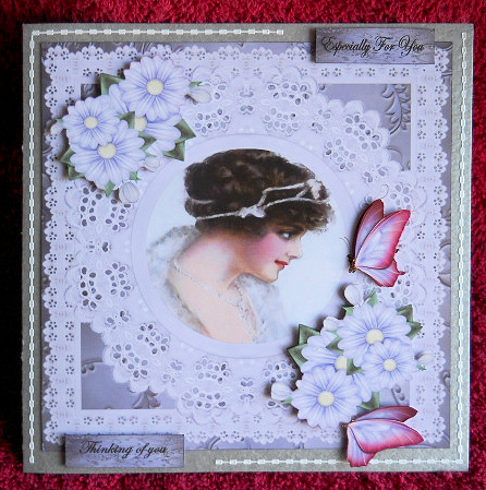 Anglaise Broderie Vintage Girl 2 by Gail Pennycuick
