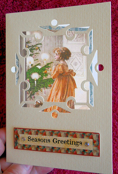Vintage Children Gazing at the Christmas Tree Cards by Gail Pennycuick