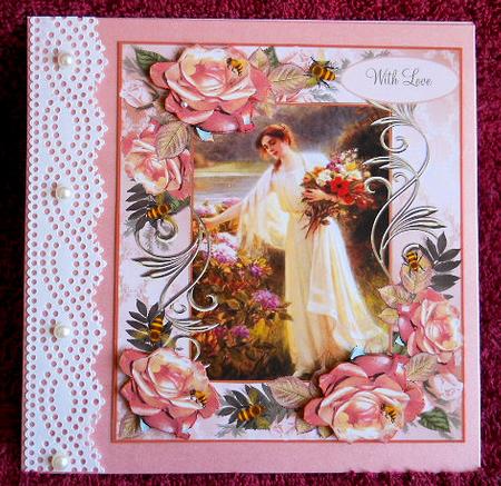 Gathering Flowers Topper & Decoupage by Gail Pennycuick