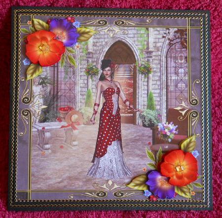 Garden Beauty Card Front by Gail Pennycuick