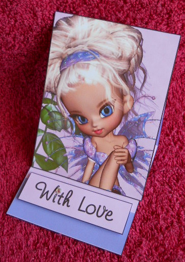 Sugar Plum Fairy Easel Card by Gail Pennycuick