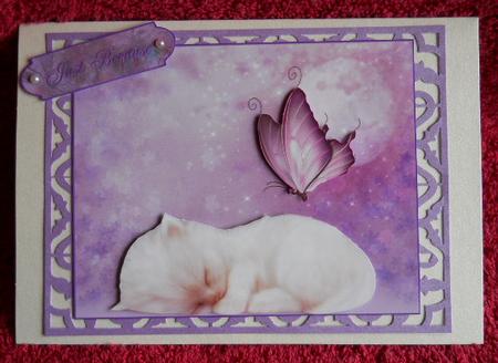 'keeping a Silent Watch' Card Topper by Gail Pennycuick