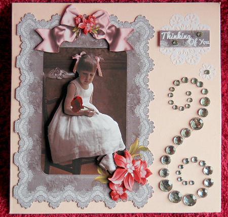 Lacy Frame Girl by Gail Pennycuick