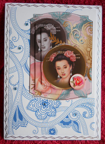 Vision of Beauty Card Topper by Gail Pennycuick