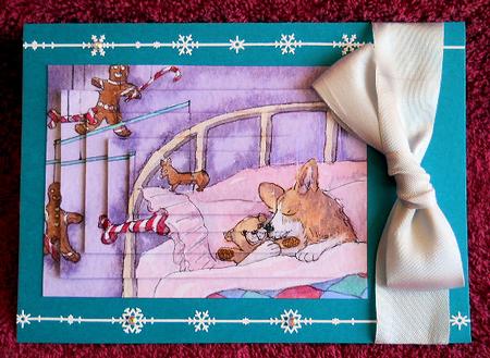 He Was Counting the Sleeps Til Christmas Pyramid by Gail Pennycuick