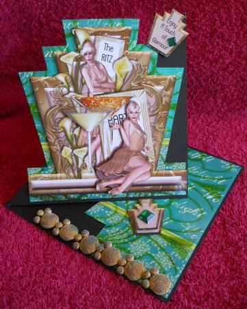 Deco Style Topper - Putting on the Ritz by Gail Pennycuick