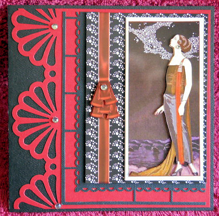 Star Gazer 5x7 Card Topper by Gail Pennycuick