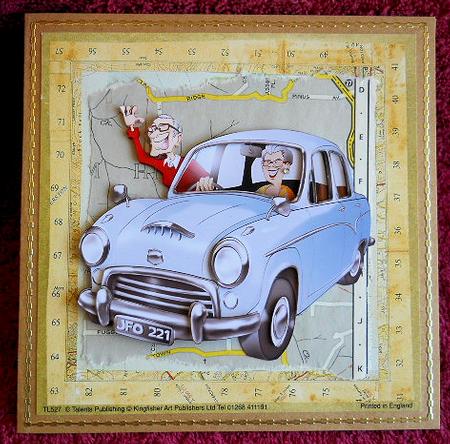 The Cars the Star! Decoupage Sheet by Gail Pennycuick