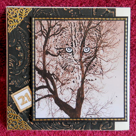 Numbers 18 and 21 Square Embelishments by Gail Pennycuick