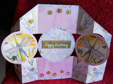 Four Fold Water's Edge Dragonfly Days by Gail Pennycuick