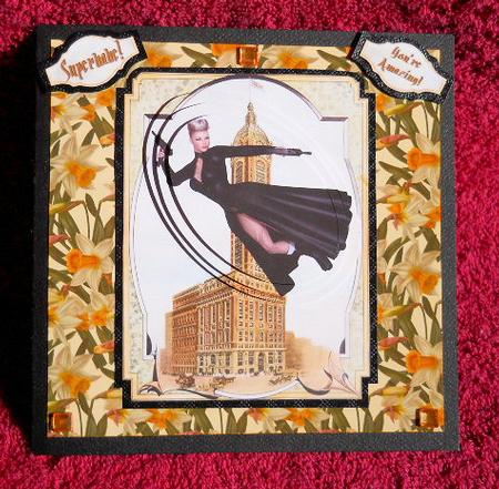 Spygirl Superbabe with Angled Oval Pyramid by Gail Pennycuick