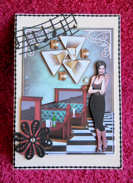 Retro Diner Girl by Gail Pennycuick