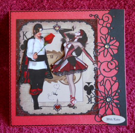 Kings Jester Card Topper and Decoupage by Gail Pennycuick