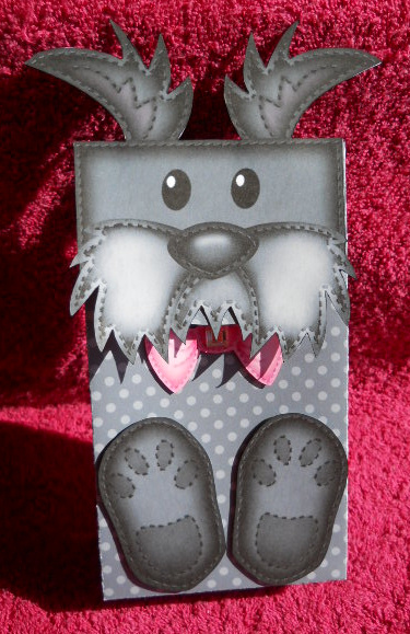 3D Scottie Dog Cute Character Gift Bag Mini Kit by Gail Pennycuick