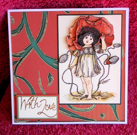Poppy Decoupage by Gail Pennycuick