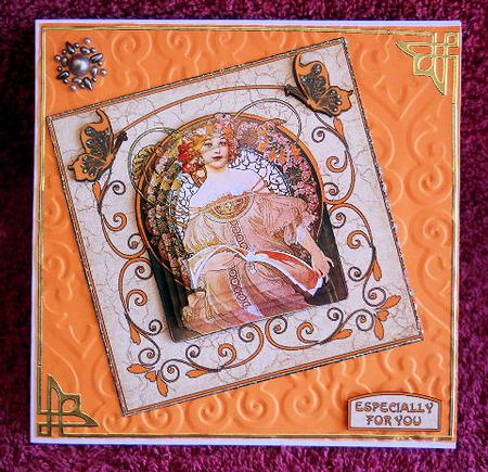 Art Nouveau Lady by Gail Pennycuick
