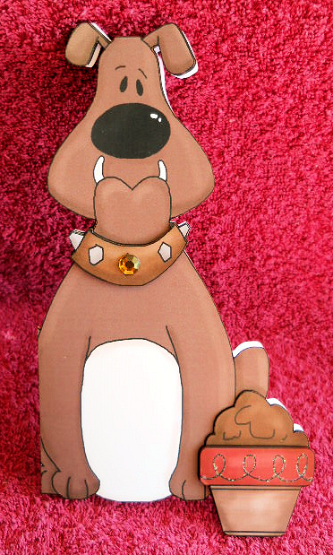 My Name's Ben Shaped Card by Gail Pennycuick