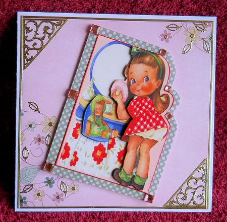 Little Girl with Powder Puff by Gail Pennycuick