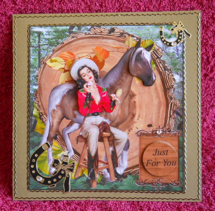Western Woods Pinup Topper with Layers by Gail Pennycuick