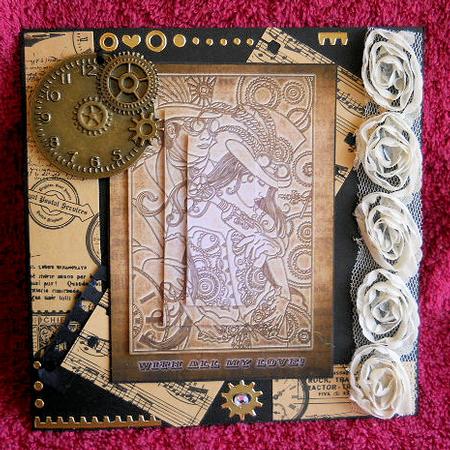 Steam Punk Couple Valentine by Gail Pennycuick