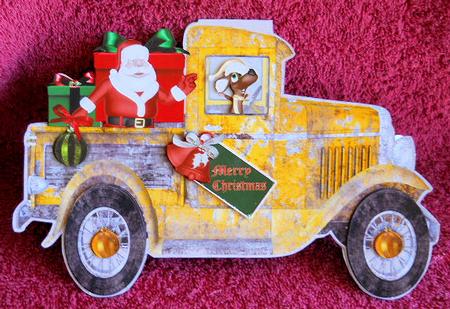 Merry Christmas - Here Comes Santa #3 by Gail Pennycuick