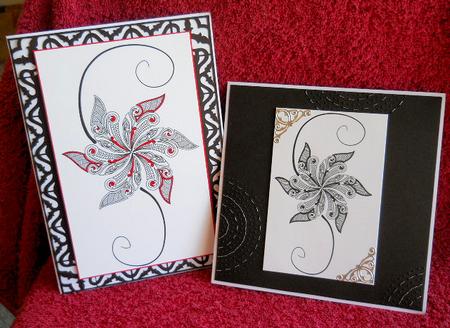 Tribal Flower Digital Stamp by Gail Pennycuick