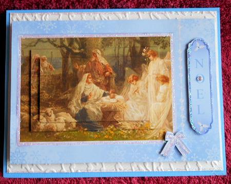 Nativity Scene Topper & Pyramage by Gail Pennycuick