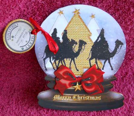 Christmas Snow Globe - Three Wise Men by Gail Pennycuick