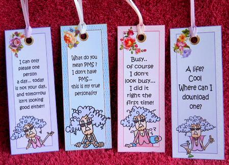 Collection of Four Stella Bookmarks 2 by Gail Pennycuick