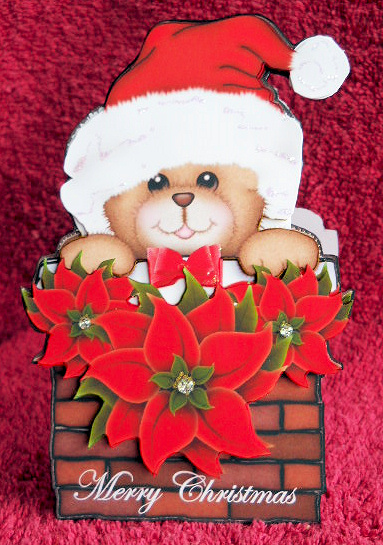 Christmas Teddy Card Mini Kit by Gail Pennycuick