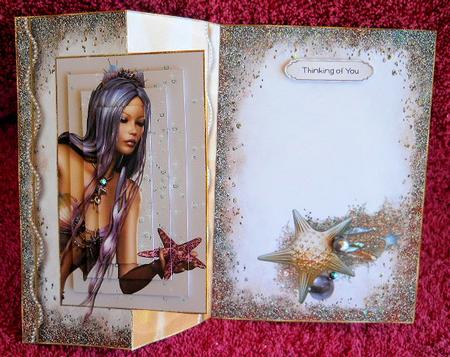 Kiss of the Sea Foldback Card Mini Kit by Gail Pennycuick