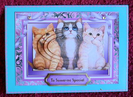 Cute Cats ( Pyramid ) by Gail Pennycuick
